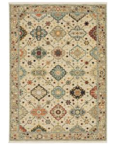 Lilihan 4601w Beige/Multi Area Rug