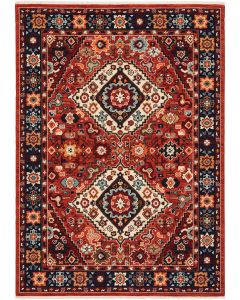 Lilihan 2061v Red/Blue Area Rug