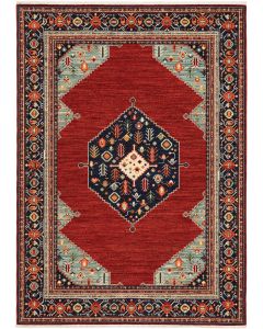 Lilihan 5503m Red/Blue Area Rug