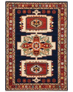 Lilihan 90b Blue/Red Area Rug
