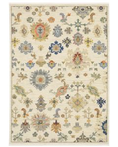 Lucca 5507w Ivory/Multi Area Rug
