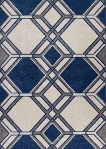 Lucia 2768 Ivory/Denim Grant Area Rug