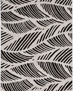 Lucia 2770 Black/White Folia Area Rug