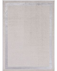Luna 7129 Ivory/Silver Border Area Rug
