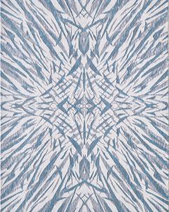 Luna Ivory/Blue Illusions Area Rug