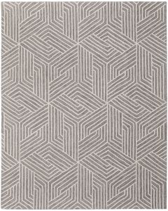 Lytton T8010 Gray/Ivory Area Rug