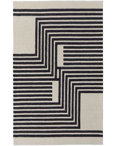Maguire 8900F Gray/Ivory/Black Area Rug