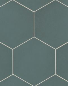 Makoto Arashi Blue Matte Glazed Porcelain 10"x11.5" Tile