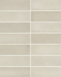 Makoto Kumo Grey Matte Glazed Ceramic 2.5"x10" Tile