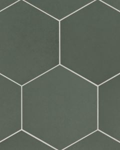 Makoto Midori Green Matte Glazed Porcelain 10"x11.5" Tile
