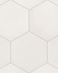 Makoto Shoji White Matte Glazed Porcelain 10"x11.5" Tile