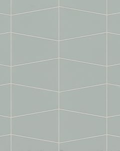 Marin Aloe Green Matte Porcelain Trapezoid Mosaic Tile