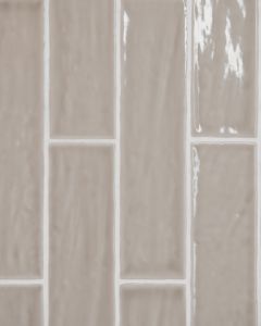 Marin Coastal Cliff Glossy Glazed Ceramic 2.5"x10" Wall Tile