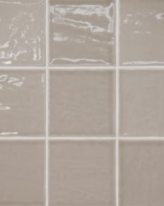 Marin Coastal Cliff Glossy Glazed Ceramic 4"x4" Wall Tile