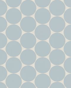 Marin Misty Blue Matte Porcelain 2" Penny Mosaic Tile