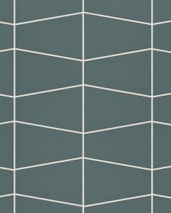 Marin Ocean Teal Matte Porcelain Trapezoid Mosaic Tile