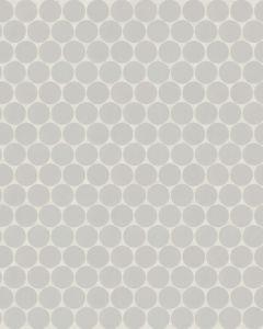 Marin Pebble Grey Matte Porcelain 3/4" Penny Mosaic Tile