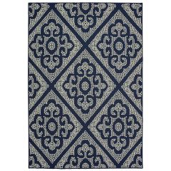 Marina 3804b Navy/Ivory Area Rug