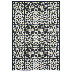 Marina 5927b Ivory/Navy Area Rug