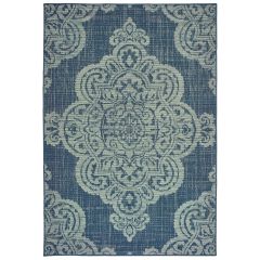Marina 5929b Navy/Grey Area Rug