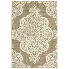 Marina 5929j Tan/Ivory Area Rug