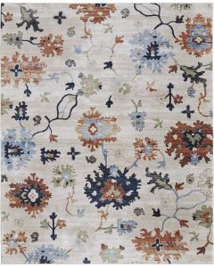Melrose 39P1F Ivory/Red/Blue Area Rug