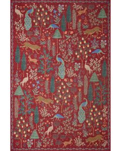 Menagerie MEN-02 Crimson Area Rug