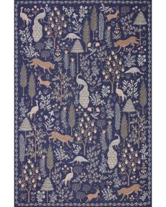 Menagerie MEN-02 Navy Area Rug