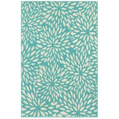 Meridian 1506l Blue/Ivory Area Rug