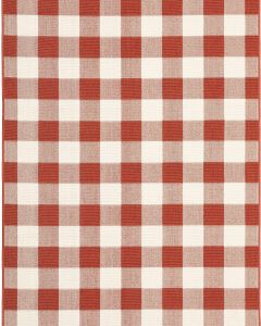 Meridian 2598r Red/Ivory Area Rug