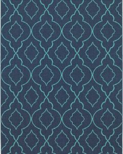Meridian 7541b Navy/Blue Area Rug