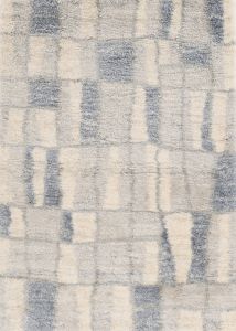 Merino 6702 Ivory/Blue Cityscape Area Rug