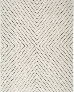 Modern Comfort MNC01 Ivory Black Area Rug