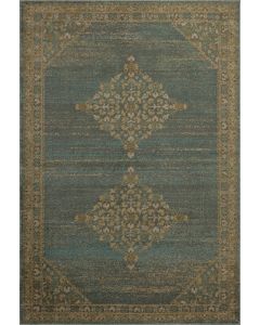 Mona MOA-04 Aqua/Wheat Area Rug