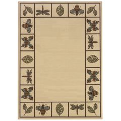 Montego 2266w Ivory/Brown Area Rug