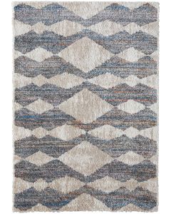 Mynka 39IFF Tan/Ivory/Blue Area Rug
