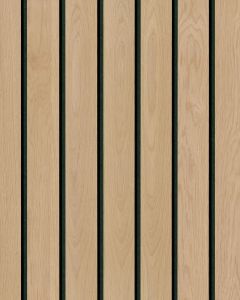Acoustic Macro Wood Slat Wall Panel Natural