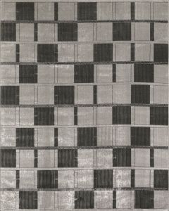 Nordic NRC09 Grey Black Area Rug