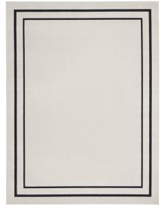 Nourison Essentials NRE02 Ivory/Black Rug