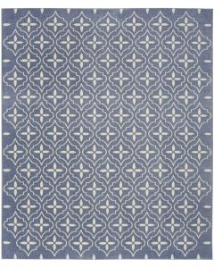 Nourison Essentials NRE04 Blue Ivory Rug