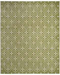 Nourison Essentials NRE04 Green Ivory Rug