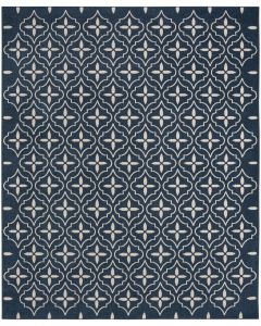 Nourison Essentials NRE04 Navy Ivory Rug