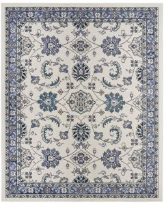 Nourison Essentials NRE05 Ivory Blue Rug