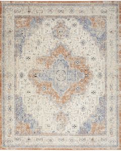 Nourison Essentials Persian NRE07 Beige Blue Area Rug