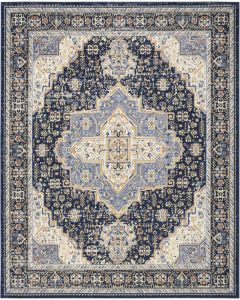 Nourison Essentials Persian NRE07 Navy Area Rug