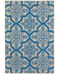 Cayman 2541M Sand/Blue Area Rug