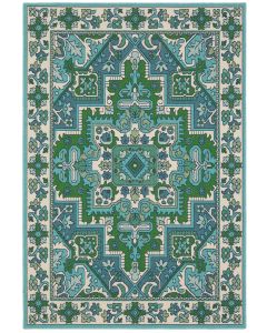 Meridian 2808G Blue/Green Area Rug