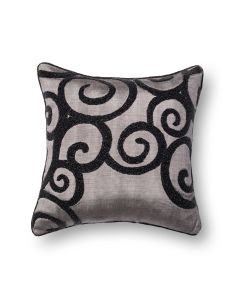 P0010 Grey/Black 18"x18" Pillow