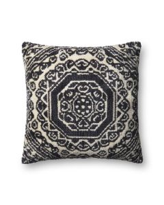 P0578 Black/White 22"x22" Pillow
