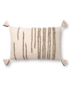 P0832 Natural/Stone 16"x26" Pillow